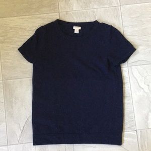 J Crew short sleeve sweater size small